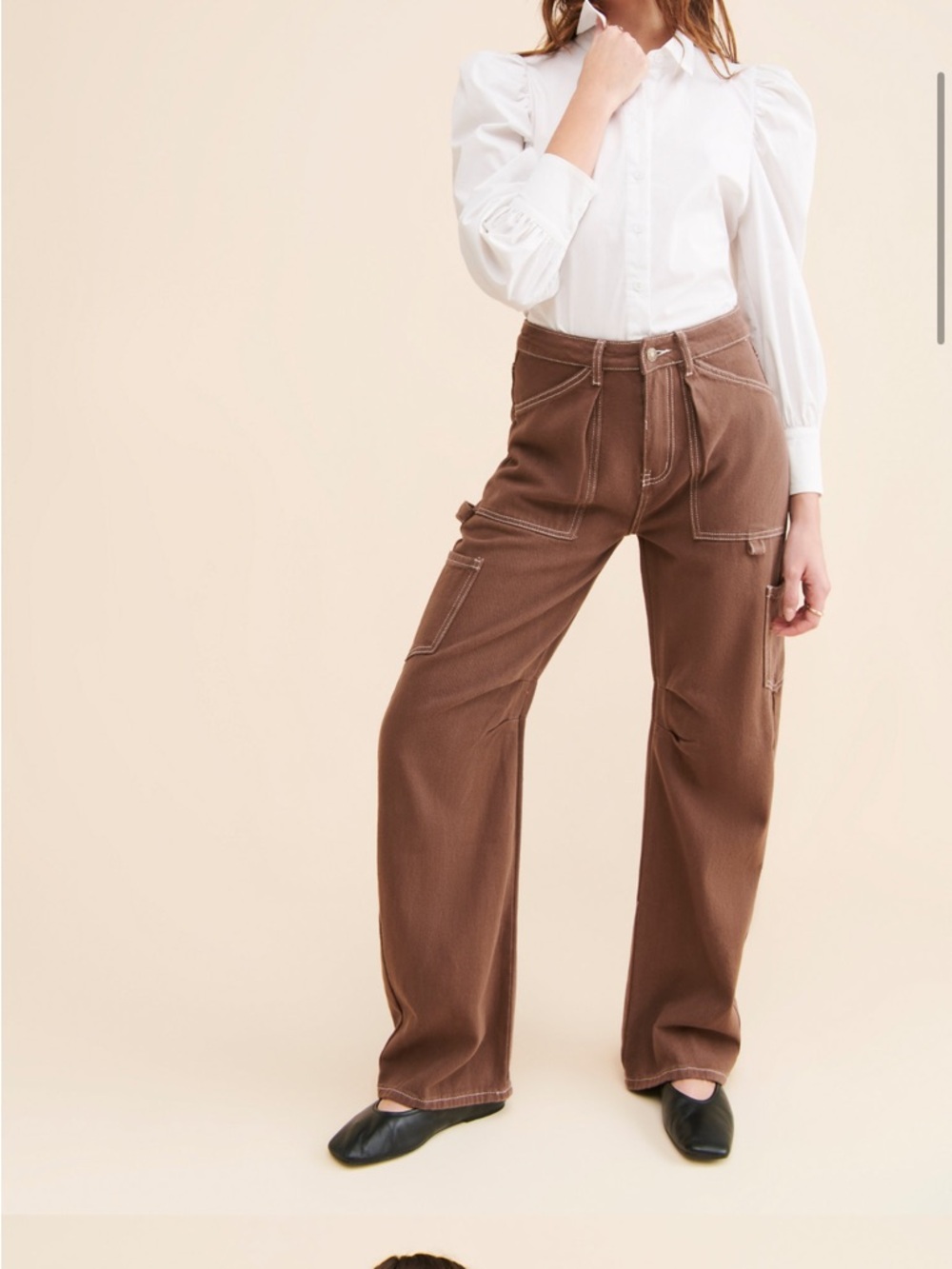 Lioness Utility Pants in Camel Brown